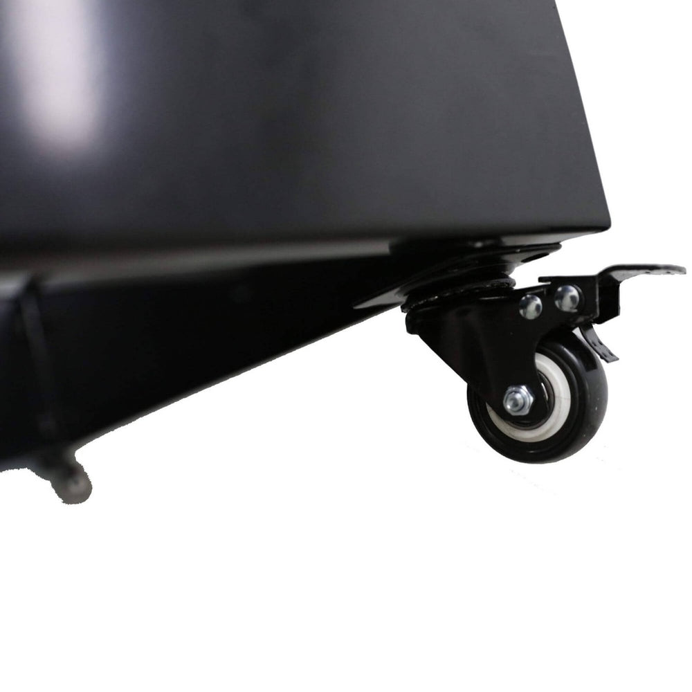 Black Metal Versatility Planter Medium with Wheels - The  Best Backyard