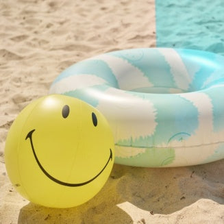 Sunnylife Smiley Pool Ring & Ball